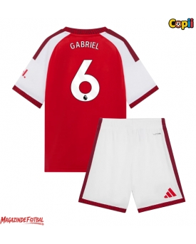 Arsenal Gabriel Magalhaes #6 Echipament de Fotbal Replică 2026-27 Copii Acasa (+ Șorturi)